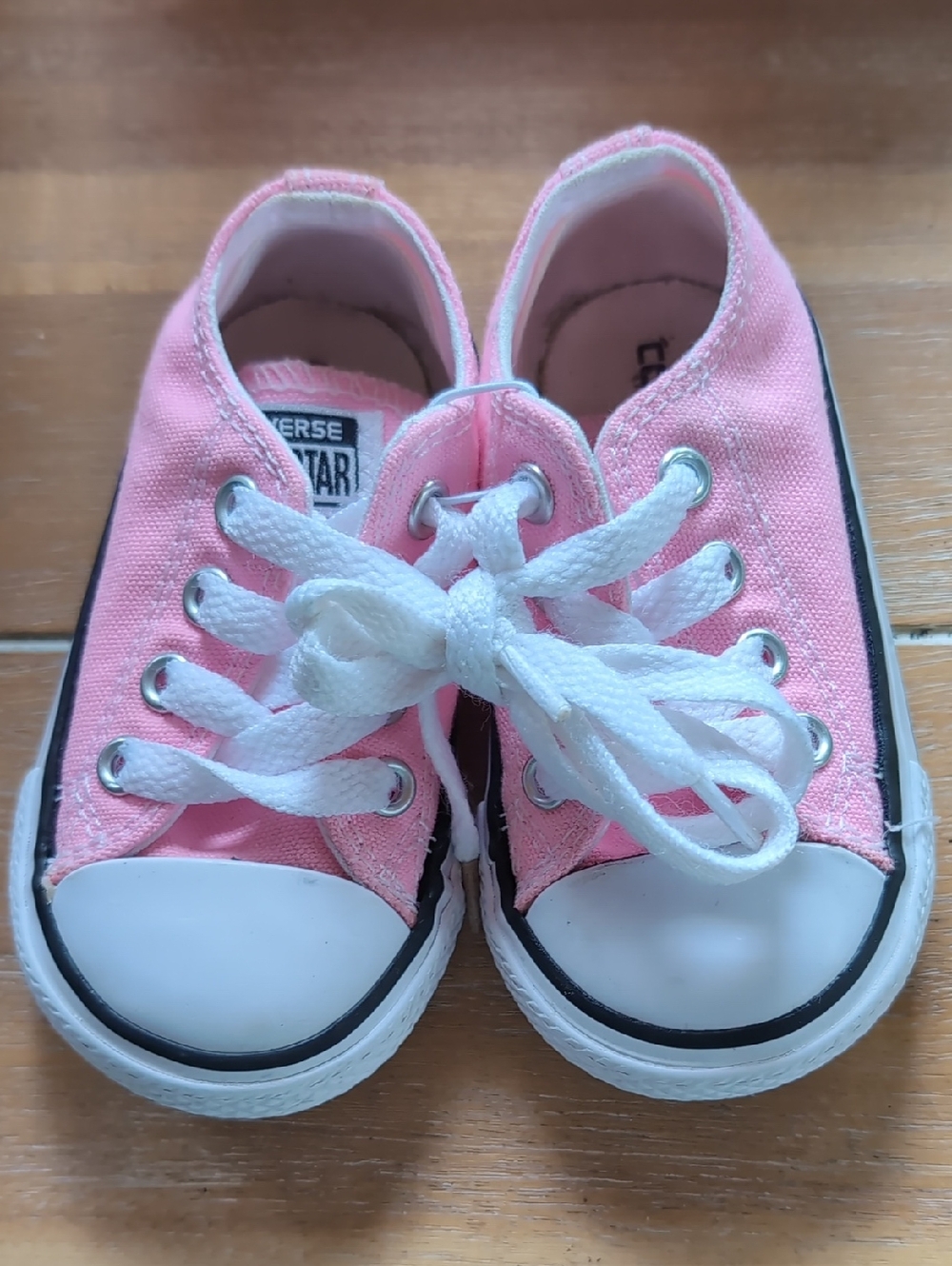 Converse Toddler Pink Canvas Low-Top Sneakers